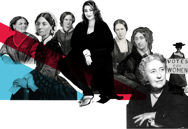 Great 8 - Agatha Christie, Zaha Hadid, Emmeline Pankhurst, Florence Nightingale, Charlotte Brontë, Angela Burdett-Coutts, Mary Seacole, Mary Sommerville